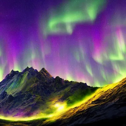 Mountain Line in Outer Space
