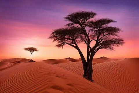 Beautiful Landscape Photography of the Sahara Desert Dunes