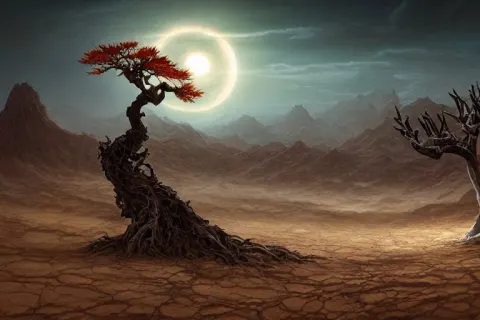 Cinematic Fantasy Landscape Painting