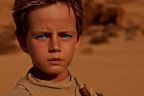 Cinematic Headshot Portrait of a Boy in the Movie Dune