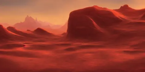 Desert Sand Dunes Water Eroded Red Rock Formations