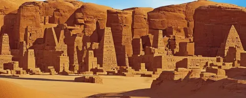 Massive Egyptian Stone Temple in All its Glory