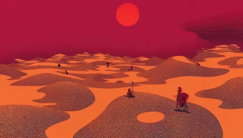 Desert Dunes Jamie Hewlett