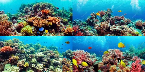 Landscape Photo Underwater Diving