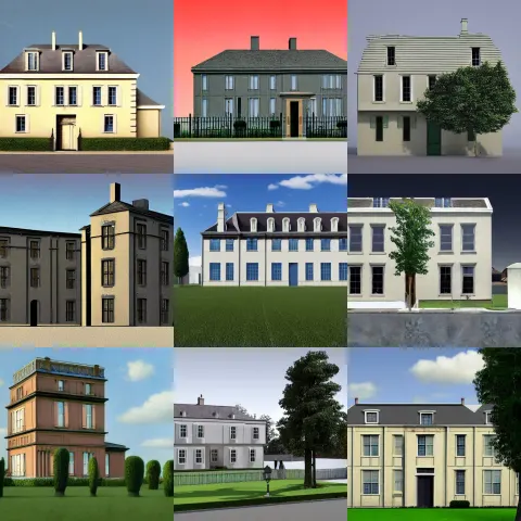 Architectural Render Photo of a House Designed