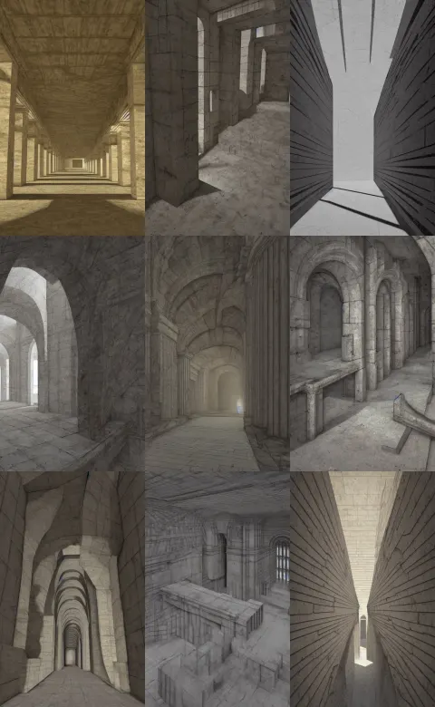 Contrast Painting in the Style of Hugh Ferriss and Gérard Trignac and Michael Whelan