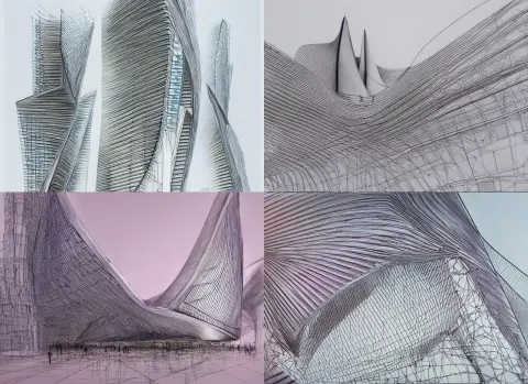 Beautiful Architectural Render of Architecture of Doom