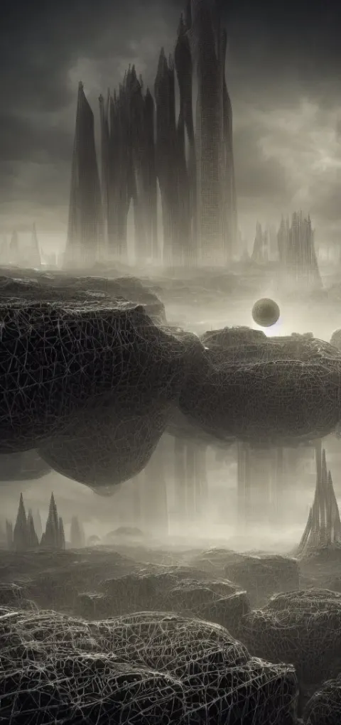 Moody Landscape Exoplanet