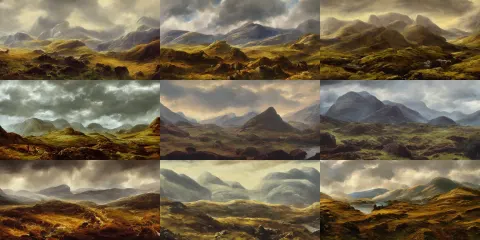 Landscape of Ancient Scotland During the Age of the Celtic Picts