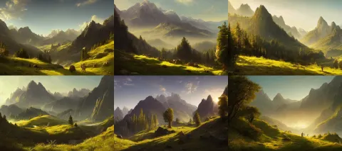 Beautiful Landscape Majestic Mountains