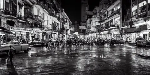Cyberpunk Cuba Street Crowd
