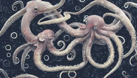 Beautiful High Quality Photo of an Octopus