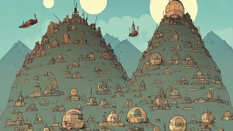 Mountain of Despair the Mountain is in the Middle of a City