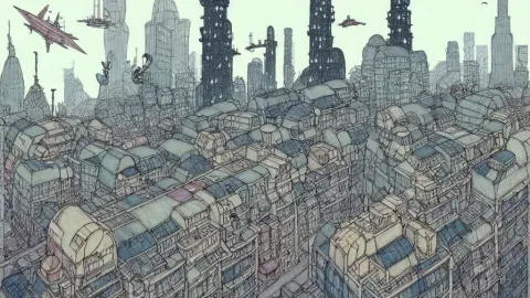 Lofi Downtown Vibes with Charcoal and Pastel