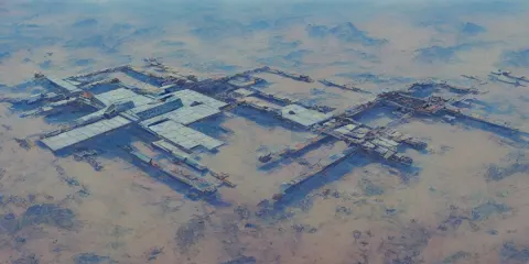 Huge Ground Space Station Sits on the Ancient Silk Road