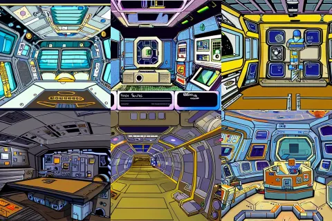 Inside a Space Station