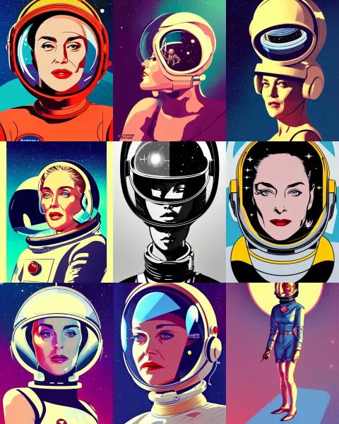 Sharon Stone 2 6 Years Old Astronaut