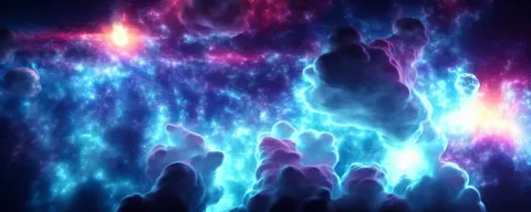 Cinematic Render of Atmospheric Space