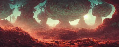 ” Slimy Alien Landscape