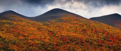 Landscape Portrait of Franconia Ridge