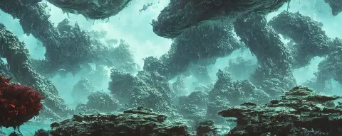 ” Underwater Alien Landscape