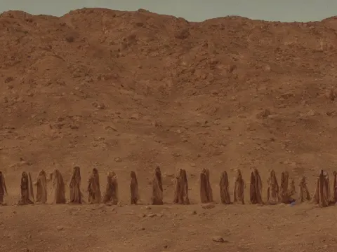 Line of Glowing Bene Gesserit People in Full