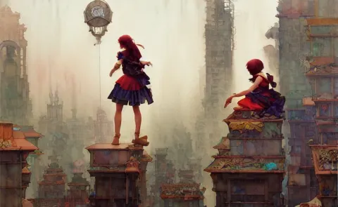 Amazing Floating Neoclassical City