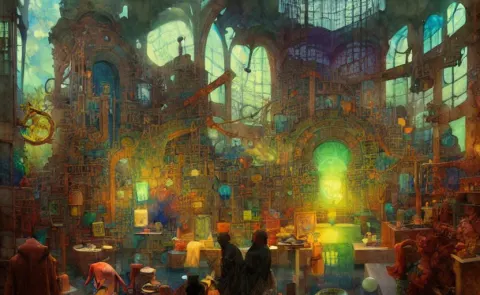 Alchemy Laboratory Fantasy
