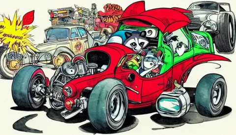 Funny Comic Book Style