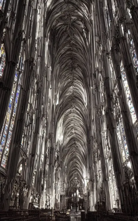 Cathedral Interior Symmetrical