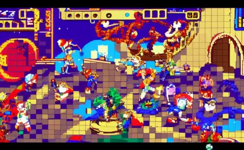 Sega Namco Neogeo Capcom Arcade Styled Pixel-art