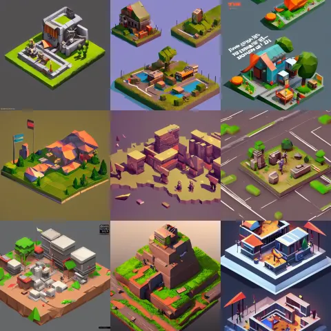 Diorama Isometric Art
