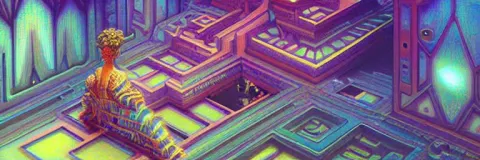 Sprawling Miniature Cybernetic Temple