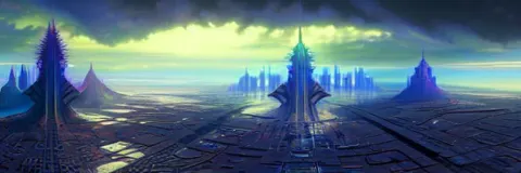 Sprawling Cybernetic Temple