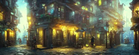 Tavern Bard Infront of Tiny
