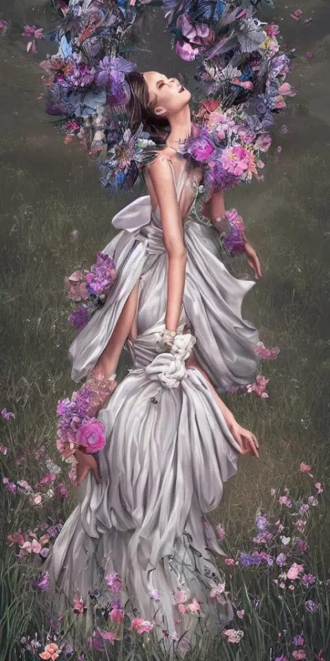 Young Woman Out in a Field
