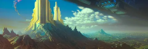 Three Sprawling Cybernetic Temple