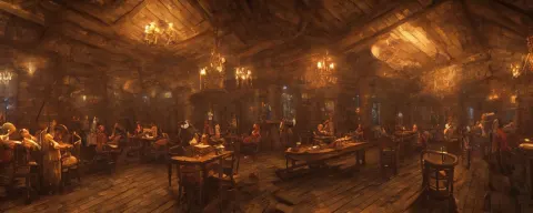 Medieval Era Tavern with Exotic Dancers