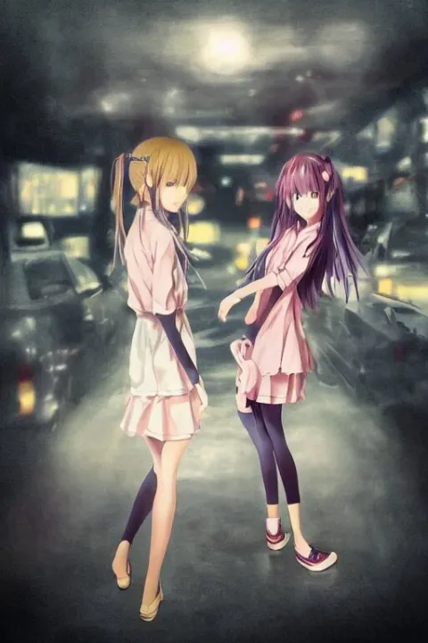 3D Anime Poster Jun Unreal Engine Infrared Photo
