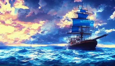 One Piece Ship Sailing