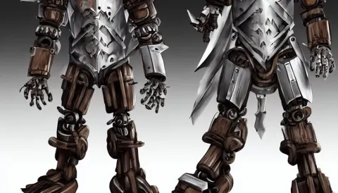 Warforged Druid Male Anime Character