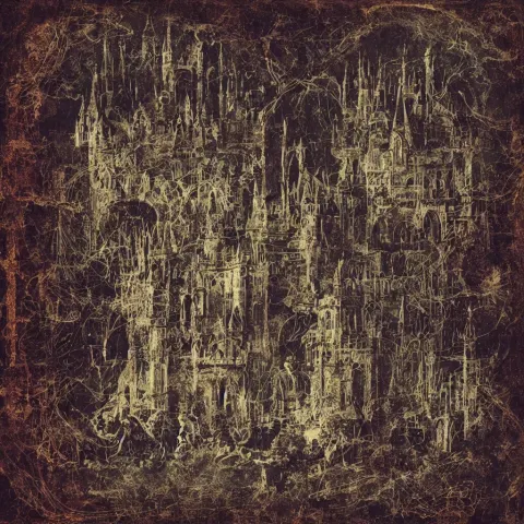 Electronic Music Concert Being Held Inside a Medieval Castle