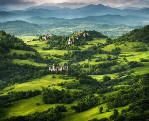 Vast Verdant Valley Surrounded