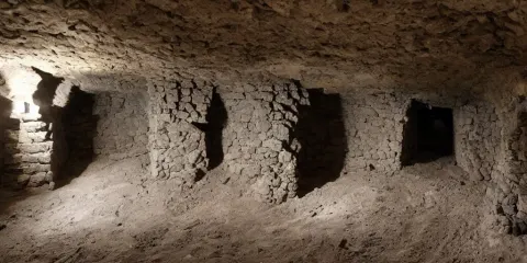 Archeological Discovery of a Perfectly Well Preserved Medieval Castle Underground
