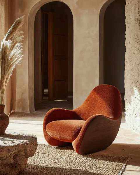 Luxury Desert Villa Accent Chair