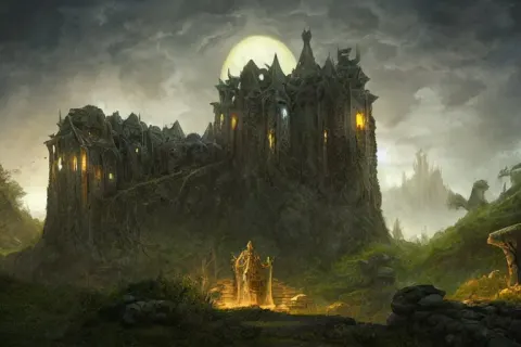 Fantasy Painting Dungeons and Dragons