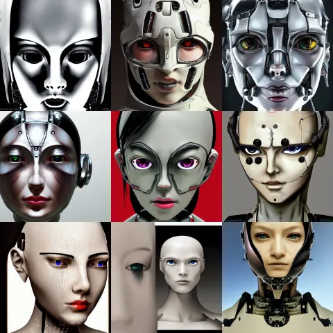 Mechanical Robot Woman