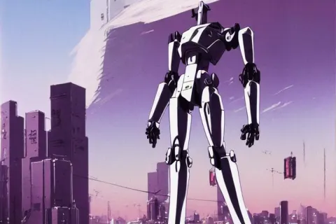 1 9 8 0 S Anime Screenshot of a Sleek