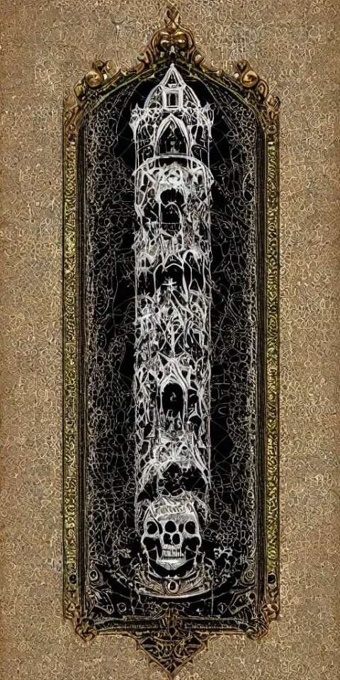 Photographic Isometric Cathedral