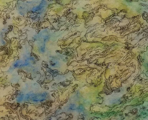 Ancient Fantasy Regional Map